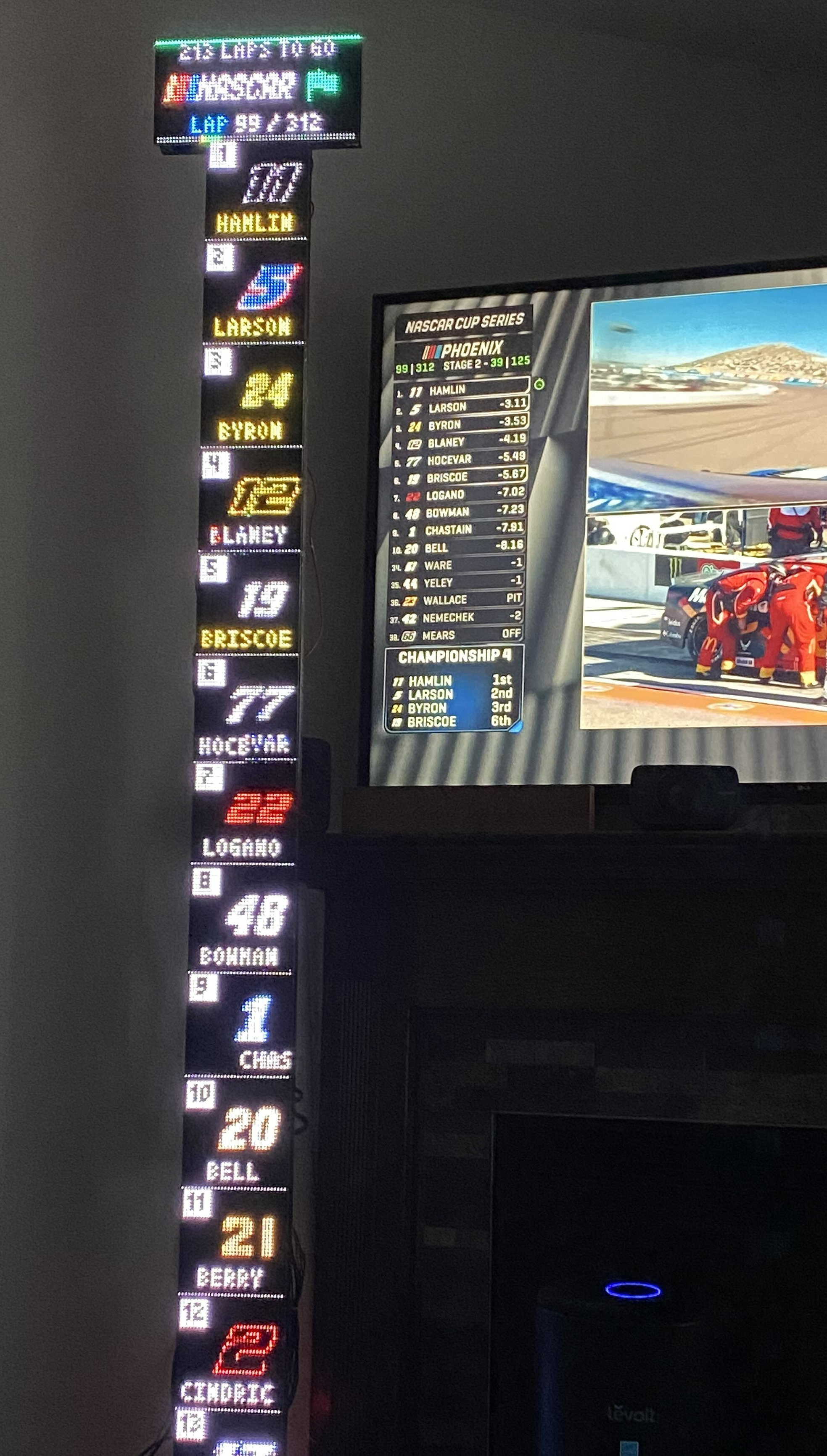 8 Foot LED Scoring Pylon